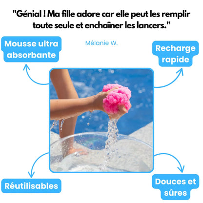 Bombes à eau réutilisables
