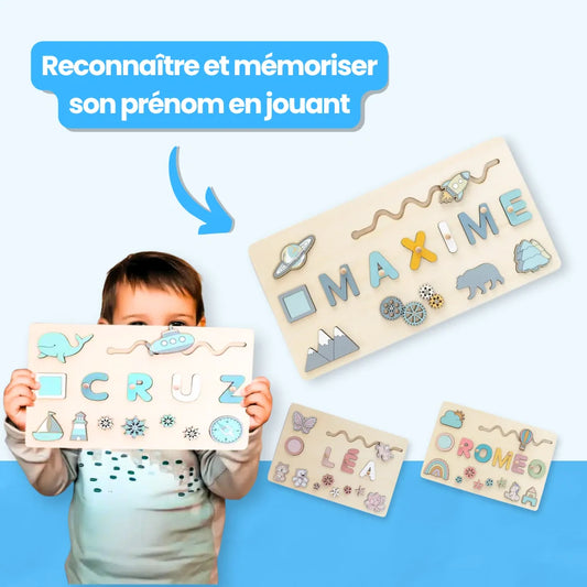 Puzzle Prénom Personnalisé en Bois