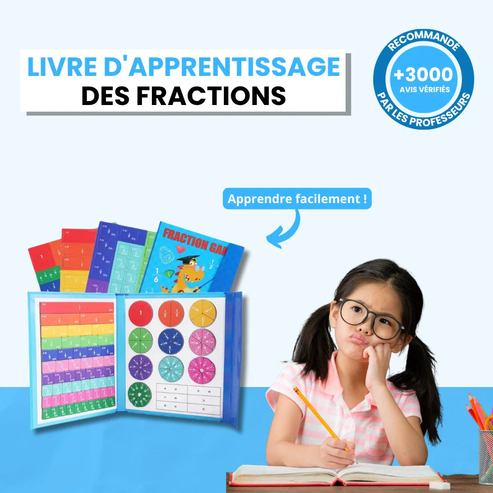 Livre d'apprentissage des fractions