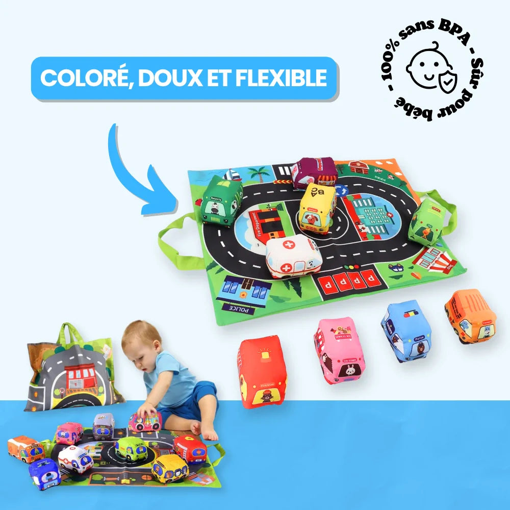 Circuit Voitures en Tissu
