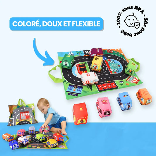 Circuit Voitures en Tissu