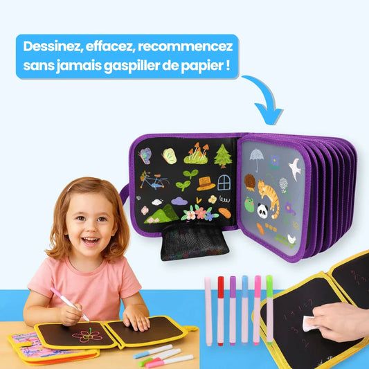 Livre de dessin réutilisable